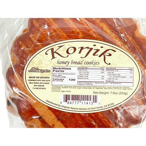 (pack 2) 15 oz 425 Korjik, Honey Bread Cookies of | g