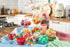 Gummy 2.5 Lbs Cherry Slices Jelly Candy, Soft Chewy Sugar Dusted Fruit Slices Candy in Resealable Bag