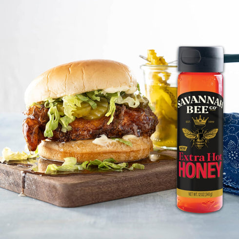 12 Oz Savannah Bee Grocery Squeeze Bottle - Extra Hot