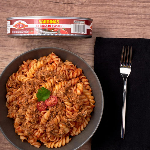 15oz 2 Pack La Fe Sardines in Tomato Sauce - - Sardinas en Salsa de Tomate - Canned Seafood