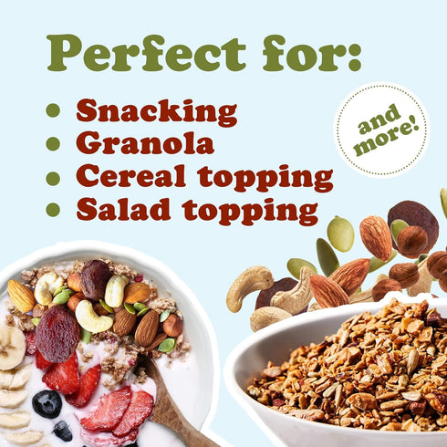 2 Food to Live Organic Active Life Trail Mix, Pounds Raw and Non-GMO Snack Mix Contains Cashews, Pumpkin Seeds