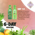 (6 12 oz Karviva Organic Juice Cleanse for Liver Detox & Hormone Health - Ancient Remedies with Broccoli Sprouts, Aloe