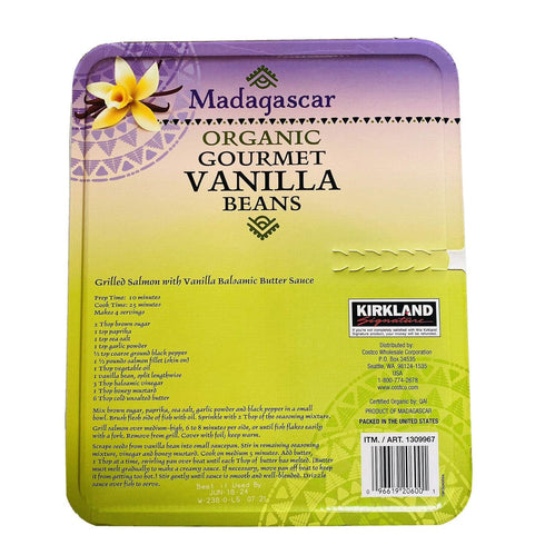 KIRKLAND Organic Vanilla Beans - Gourmet Quality