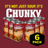 18.8 18.6 Oz 6) Campbell's Chunky Soup, Classic Chicken Noodle Soup and Chicken and Sausage Gumbo Variety, and Cans