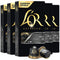 L'OR Espresso Capsules, 50 Count Onyx, Single-Serve Aluminum Coffee Capsules Compatible with