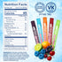 24 Count Pack Frozen Freeze Pops, Ice Pops Bulk of Refreshing Assorted Flavors, Enjoy Popsicles and Ready Anytime