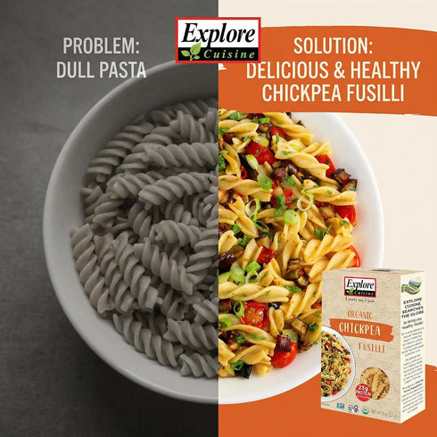 Generic 8 Explore Cuisine Chickpea Fussili, Ounce
