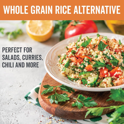 24 oz (1.5 lb) Viva Naturals Organic Quinoa, Pre-Washed Whole Grain, Plant Protein, USDA Organic, Gluten-Free, Non-GMO