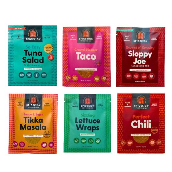 Spicekick Seasoning Sampler (6 Pack)