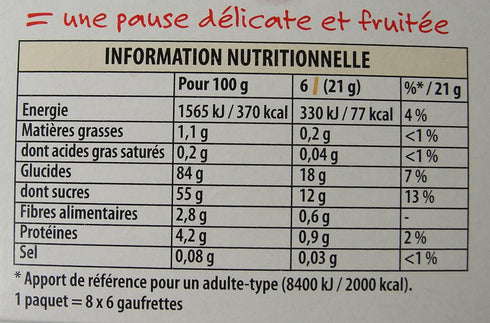 Lu Paille d'or Raspberry Cookies, 170 Gr