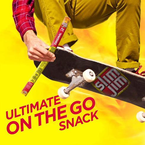 6g 0.97 oz. (24 Count) Slim Jim Giant Smoked Meat Sticks, Original Flavor, Protein Per Stick