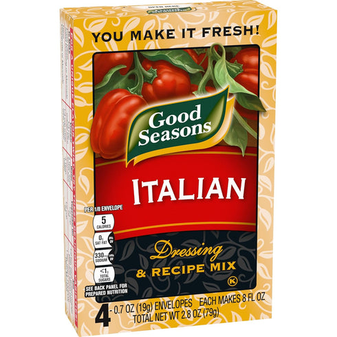 Good Seasons 4 Packets Italian Dressing & Recipe Seasoning Mix, ct