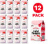 (12 8.47 oz) YULU FOODS Strawberry Instant Cold Foam Sticks Servings, | Non-Dairy Berry Creamer for Iced Coffee, Tea
