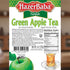 4.4oz (Pack 1), Hazer Baba Instant Drink Mix with Green Apple Flavor, of Fruity Natural Powder, Caffeine-Free, Quick