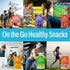 Pack- 12 KONJOY Konjac Jelly Variety Lychee, Peach, Mango, Blueberry, Passion Fruit, Green Grape, Drinkable Pouche, Low