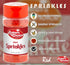 Bakers Choice Red Sprinkles for Baking, Jimmies Sprinkles for Ice Cream Toppings, Dairy Free, Kosher 2.8 oz