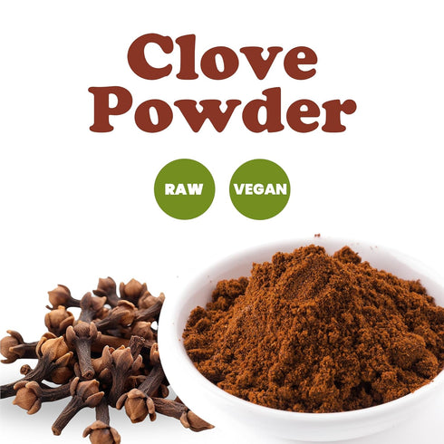 Food to Live Clove Powder, 1 Pound, Finely Ground Pure Vegan Spice for Beverages and Cooking