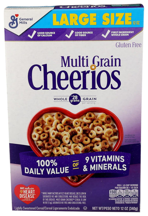 General Mills , Cheerios Multi Grain, 12 Ounce