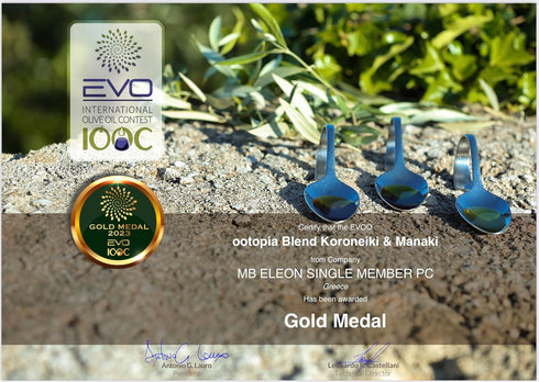 100% (8.45 oz) Ootopia Greek Extra Virgin Olive Oil - Organic Koroneiki and Manaki Oil Blend Made from Pure Early
