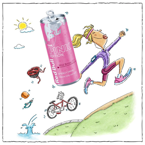 114mg 12 Oz, 6 Packs 4 (Pack 24) Red Bull Wild Berries, Pink Edition, with Caffeine plus Taurine & B Vitamins, Fl