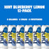 12 Oz (Pack 24) Hint Fruit-Infused Canned Water, Blueberry Lemon - Purified Flavored Water with Zero Calories, Natural