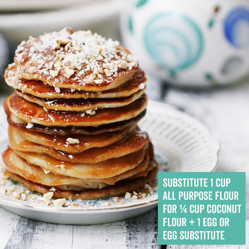 Viva Naturals Organic Coconut Flour (4 lbs) - Gluten Free Baking Flour Substitute for Keto, Paleo, Vegan