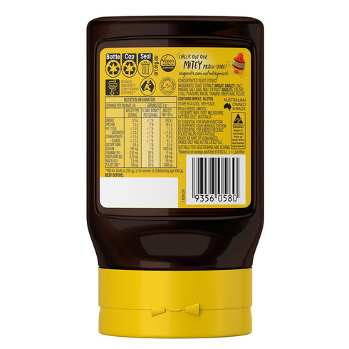 Vegemite 200g Squeezy Spread Bottle Convenient Squeeze Format Rich in B Vitamins Made in Australia