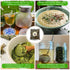 2oz Cure Wid Pure Certified Organic Fig Leaves Non-GMO Hoja de Higo in Eco-Friendly Resealable Bag for Herbal Infusions