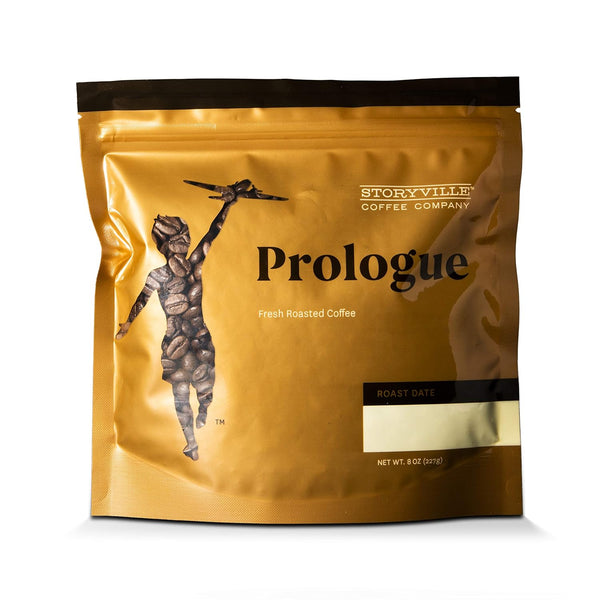 Storyville Coffee Prologue Blend - Premium Whole Bean Fresh Roasted Medium Roast Coffee, 8 Ounces