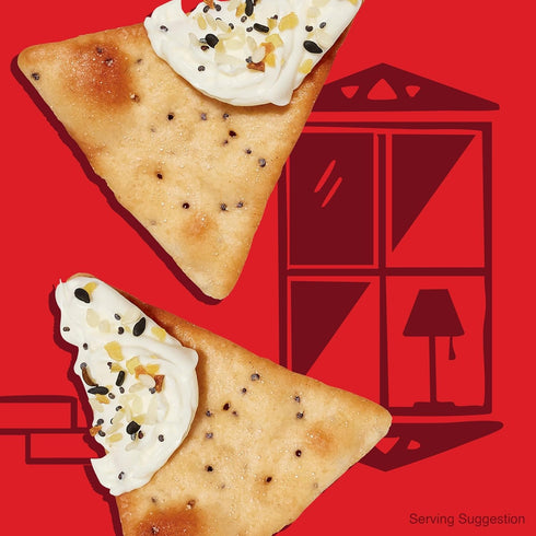 (12 Town House Pita Oven Baked Crackers, Party Snacks, Everything Flavor Boxes)