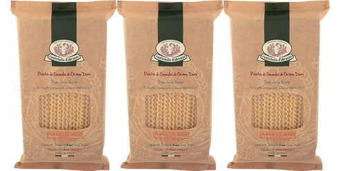 Rustichella d'Abruzzo Fusilli col Buco, 17.6 oz, 3-Pack
