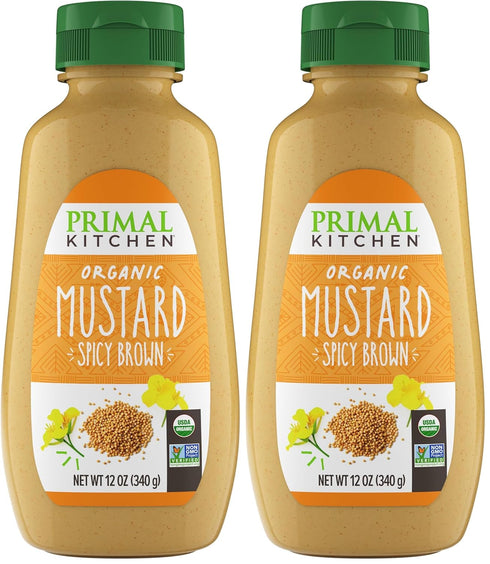 Primal Kitchen, Spicy Brown Mustard, 12 oz (Pack of 2)