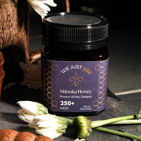 250+ 100% 250g/8.8oz Raw Manuka Honey MGO | Premium New Zealand Honey Supports Wellness with Natural Properties | Pure