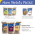 Pack 12 oz. (Pack 3) True North Granola Gluten Free Granola Variety - Maple Vanilla, First Date, & Ginger Lemon