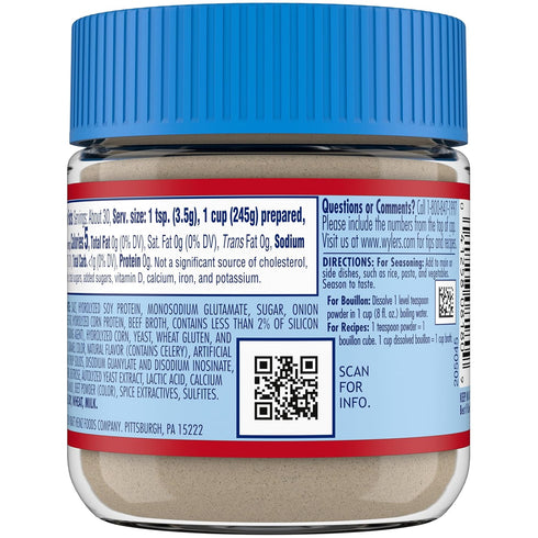 by Wyler's (3.75 oz Wyler's Instant Bouillon Beef Flavored Powder Jar)