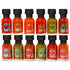 Set, Set 12 Thoughtfully Gourmet, Luchador Hot Sauce Book Gift Flavors Include Smoky Bourbon, Habanero, Garlic Del