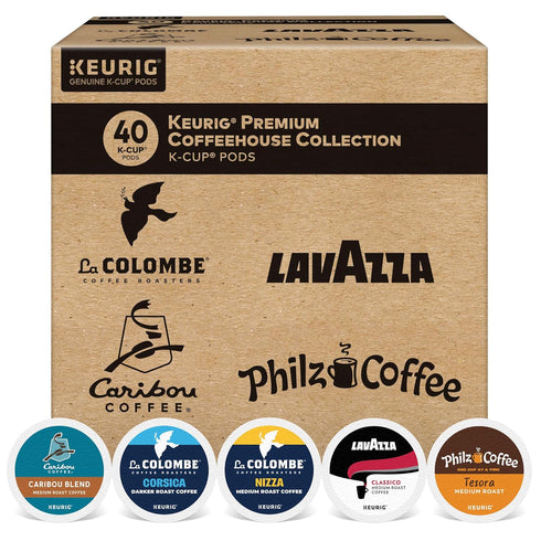 Keurig Premium Coffeehouse Collection, Single Serve Keurig K-Cup Pods, Medium and Dark