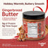Fueled by AF Fueled AF Holiday Nut Butter Trio, Giftable Spreads (Peanut Brittle-Gingerbread Cookie and Chocolate