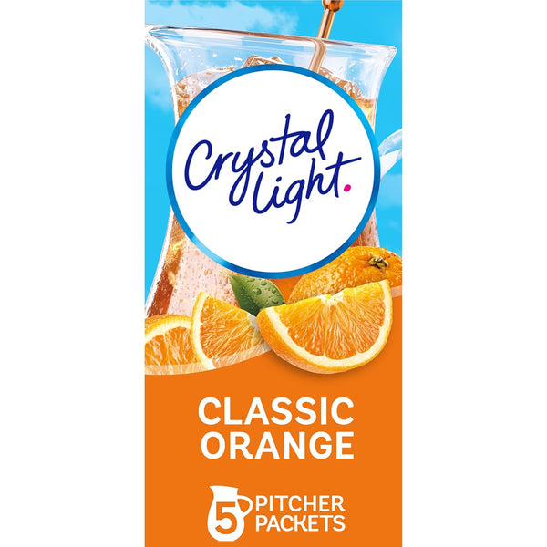 Crystal Light Classic Orange Drink Mix (5 Pitcher Packets)