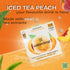 24 Count Waterdrop Hydration Cubes with Vitamin C, B Vitamins, and Electrolytes, Iced Tea Peach Flavor, Flavored Water