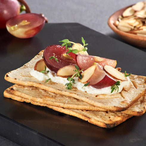 40 Packs 3 Sanissimo Salmas Chia & Flaxseed, of Crackers, Oven Baked Corn Crackers, Gluten Free, Non-GMO, Kosher