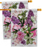 Breeze Decor Pink Bouquet House Flags 2 pcs Pack Garden Floral Sunflower