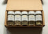 Pack 5 India Tree Kitchen Herb Essentials Gift - Jars of Mediterranean Thyme, Dalmatian Sage, California Basil, Turkish