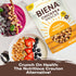 4-Pack, 5 BIENA Chickpea Snacks - Crunchy Roasted Chickpeas - High Fiber Protein Snacks for Adults and Kids - Ounce