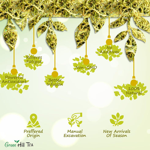 2 OZ (56grams), 100% Greenhilltea traditional health herbs Honey suckle dried herbal tea honeysuckle buds, Natural