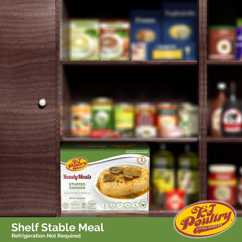Kosher Stuffed Chicken Breast Rice, MRE Meat Meals Ready to Eat - Gluten Free (1 Pack) Fully Cooked, Shelf Stable