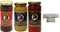 Zakuson Mustard, Adjika, Beet Horseradish Gourmet Variety Pack in a Glass Jar ().