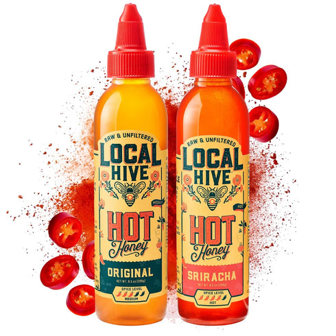 Local Hive Honey Local Hive Fiery Garlic Duo Hot Honey Bundle with Original & Sriracha