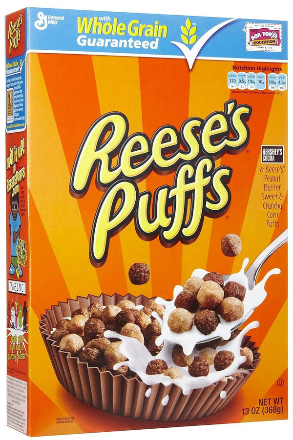 General Mills Reese'S Puffs Cereal, Peanut Butter/Chocolate, 13 Oz