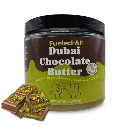 Fueled by AF Fueled AF Dubai Chocolate Spread Vegan, Keto, and Paleo Friendly, 8 Ounce